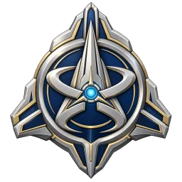 Unified Command badge: a blue and silver orbital crest